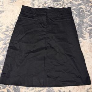 ZARA Classic Black A-Line Skirt - Women Size Small